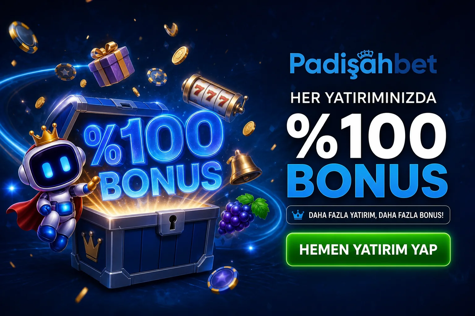 Padisahbet Bonuslar – Hoşgeldin Bonusu